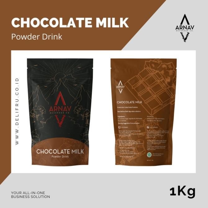 

Spesial Promo/ 1Kg Arnav Chocolate Milk Powder Drink - Bubuk Cokelat Susu Premium [Terlaris/Terbaru/Recommended]