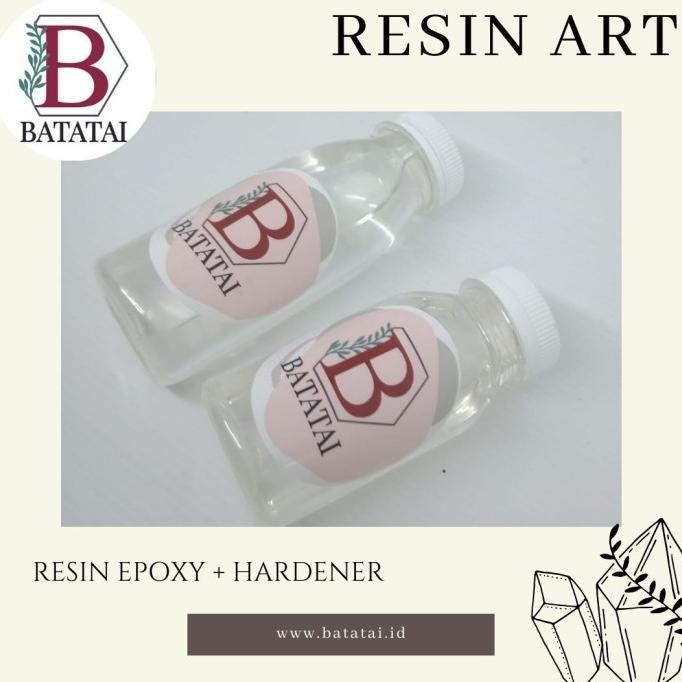 

Resin epoxy bening siap dicampur / Bahan kerajinan Mahar
