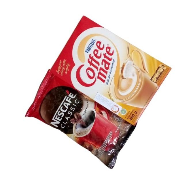 Spesial Promo/ Bahan Kopi Dalgona Coffee Nescafe Classic 120Gr + Coffee Mate Creamer [Terlaris/Terba