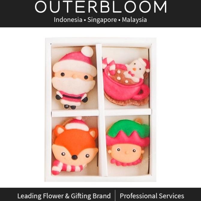 

Promo Kue Natal - Le Sucre Christmas Series Santa Box Of 4