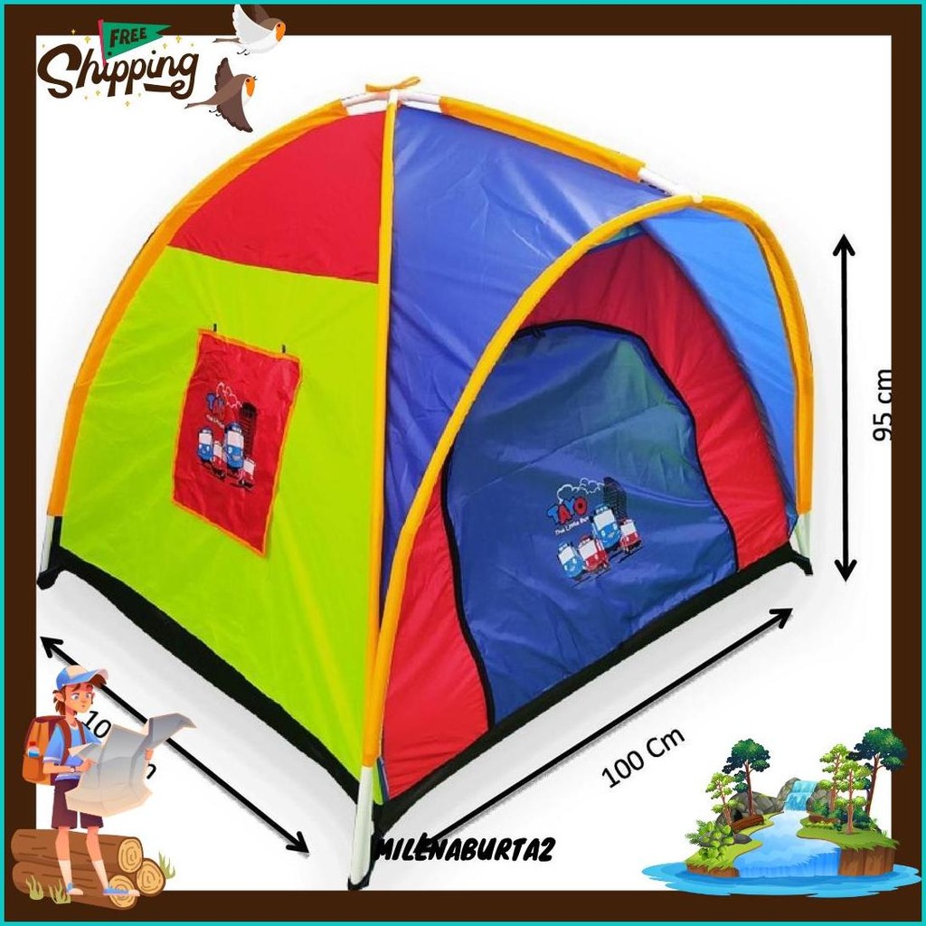 Tenda Anak Karakter Hello Kitty / Tenda Dome / Tenda Bermain Anak / Tenda Anak Perempuan / Tenda Ana