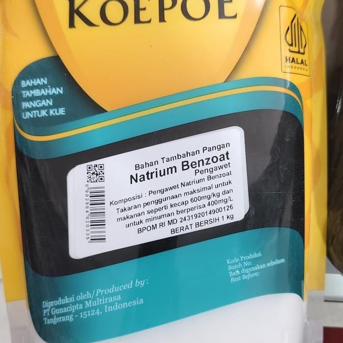 

Promo Natrium Benzoate Koepoe Koepoe 1 Kg Benzoat Pengawet Makanan Kupu Kupu