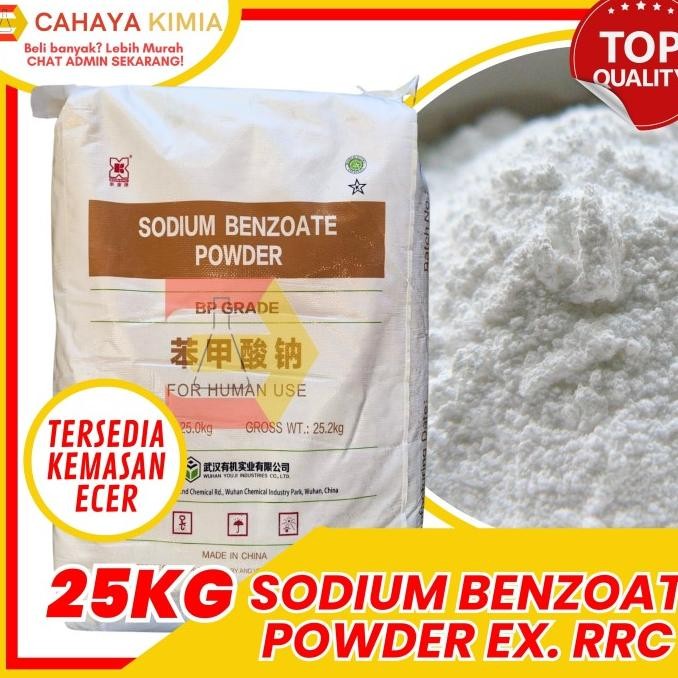 

Promo Sodium Benzoat / Natrium Benzoat Ex. Rrc Wuhan 1 Zak (25 Kg)