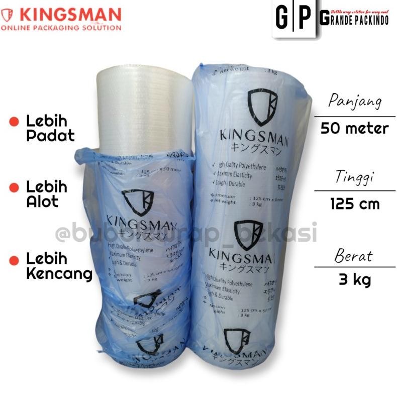 

Bubble Wrap Roll Uuran 3G 125Cm 50M Tebal Bubble Wrap Ingman 3G