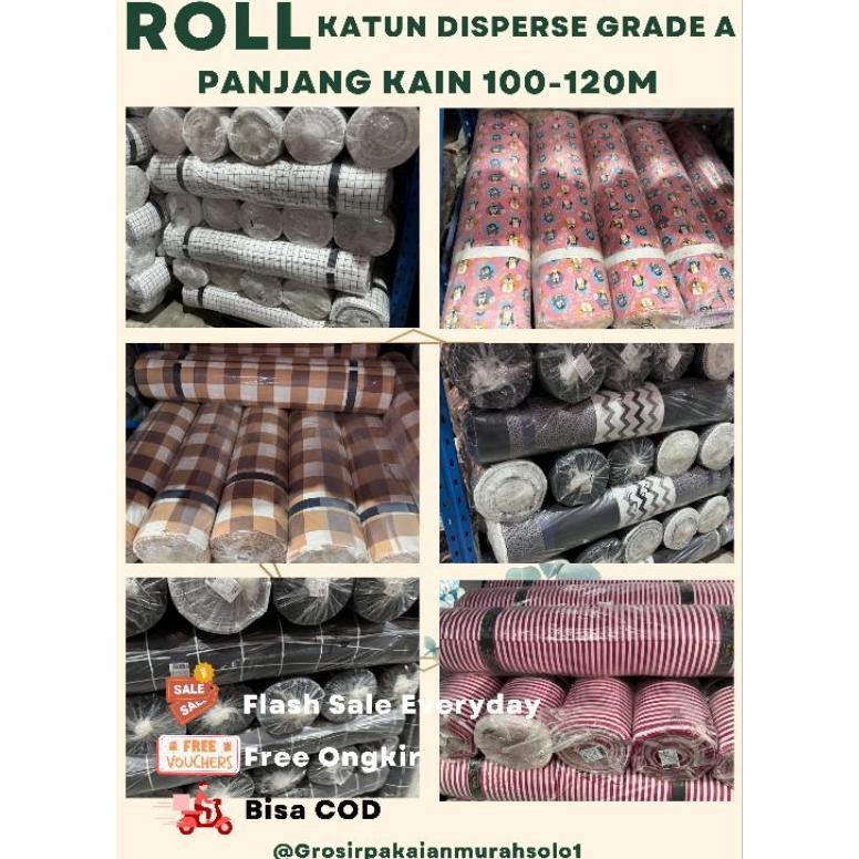 gd-90 fj-44 Roll Katun Disperse Murah | Roll Polos | Roll Motif | Roll Batik | Roll Microtex Origina