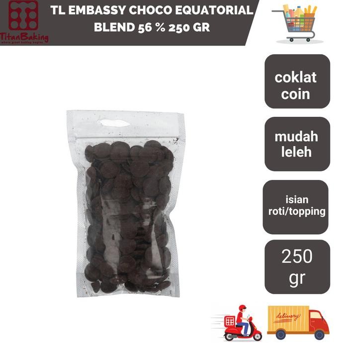 

Sale Coklat Tulip Embassy 56% 250 Gr Courveture Dark