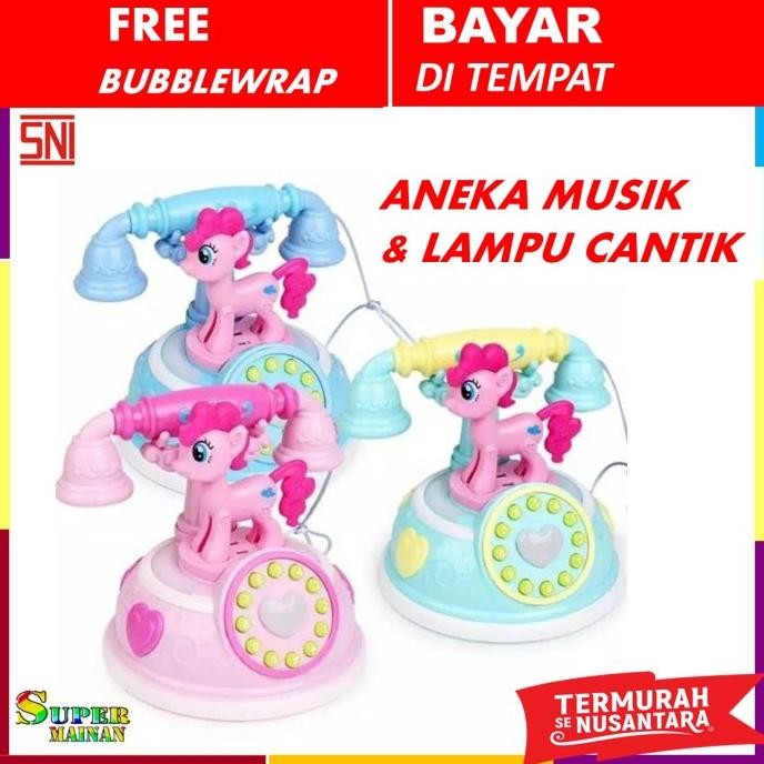 Kado Ulang Tahun Anak Perempuan Cewek Mainan Telepon Anak 1 2 3 Tahun Co