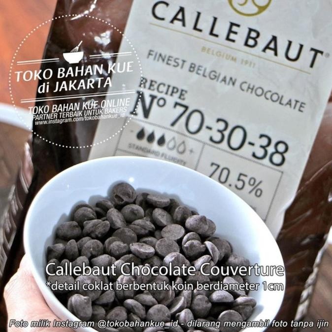 

Promo Callebaut Noir 70,5% 500Gr Dark Chocolate Couverture70% Cokelat 7030