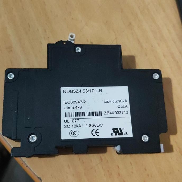 Diskon Mcb Dc Nader 63A 80V Dc Trip Alarm Switch 250Vdc:0.25A /250Vac:5A