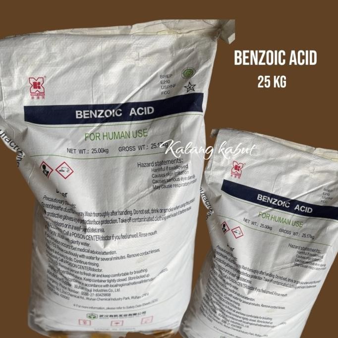 

Promo Benzoic Acid / Asam Benzoat / 25 Kg
