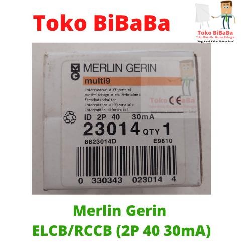 Terjangkau Merlin Gerin Elcb/Rccb (2P 40 30Ma)