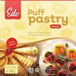 

Grosir Edo Puff Pastry Sheets 750 Gr