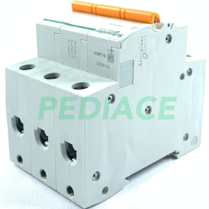 Spesial Mcb 3 Phase Schneider Merlin Gerin 40A 8800 Watt Circuit Breaker Sni