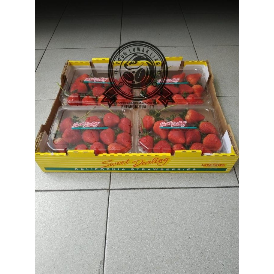 

Sale Buah Strawberry Sweet Darling Usa 1 Dus(4 Pack) Fresh Import