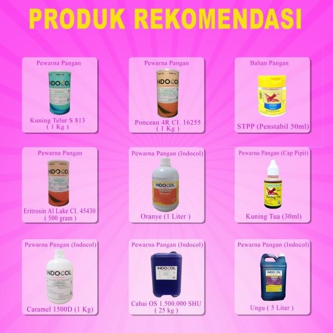 

Promo Pewarna Makanan Indocol Lake Brilliant Blue (Biru) (Rc) (Oil Based)