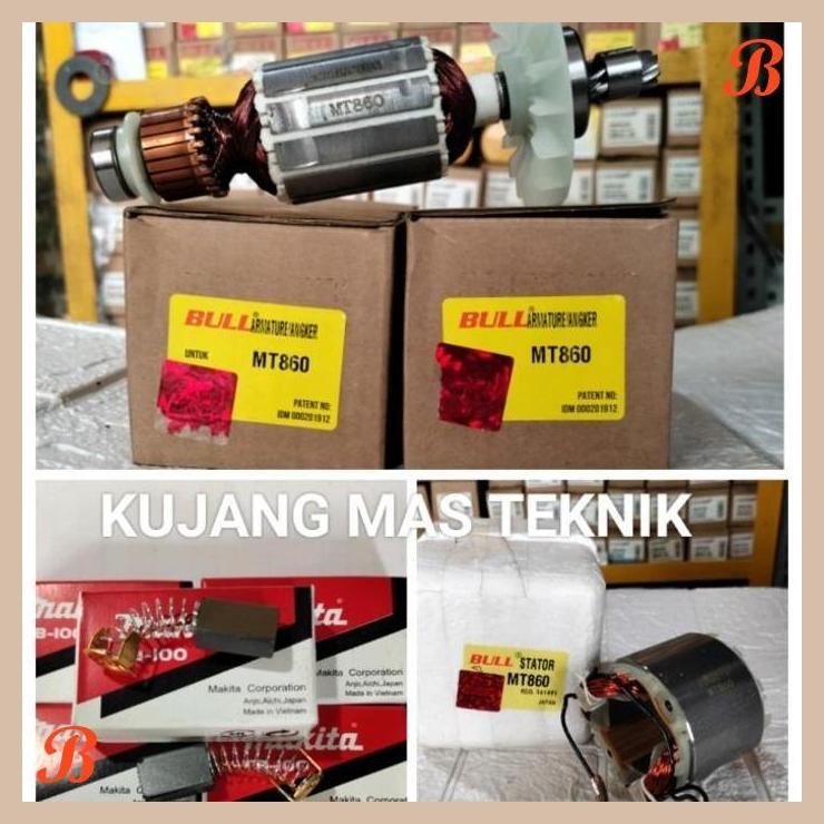 [KMT] PAKET ARMATURE MT860 M8600 FOR MESIN DEMOLITION HAMMER MAKTEC MAKITA MT 860 M 8600 ORI BULL