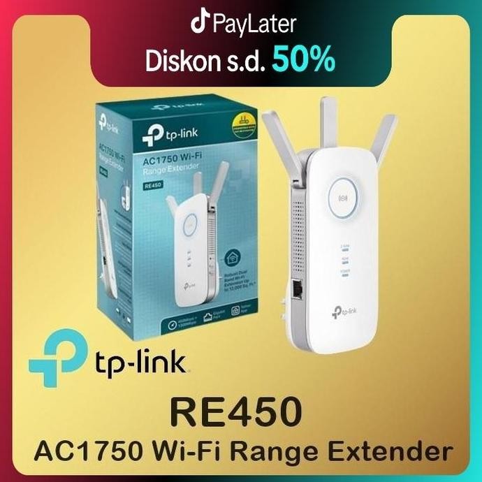 TP-Link RE450 : AC1750 Wi-Fi Range Extender TP Link RE450 Router Smart