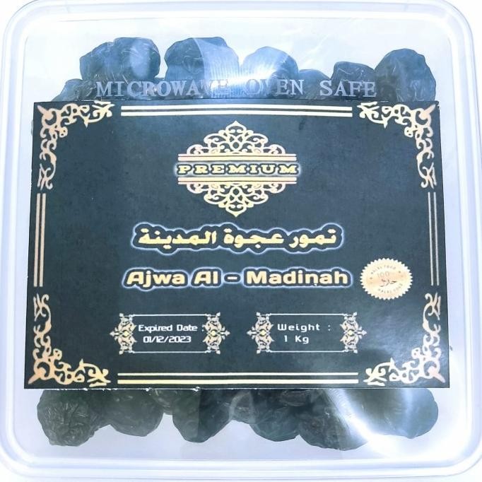 

Promo Kurma Ajwa Madinah/Nabi Super Jumbo/Kemasan/Curah 1Kg