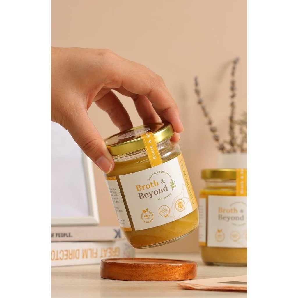 

Grosir Organic Chicken Bone Broth - 10 Jars / Kaldu Ayam Organik - 10 Pcs