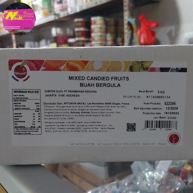 

Murah Mix Fruit Sukade Import 1Kg Khusus Grab Dan Gojek