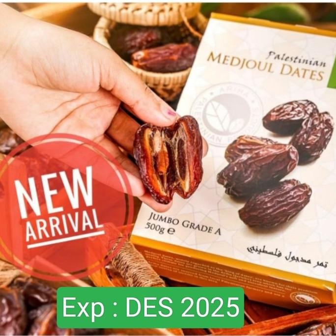 

Murah Kurma Medjoul Ariha Jumbo @ 500 Gr Asli Palestina