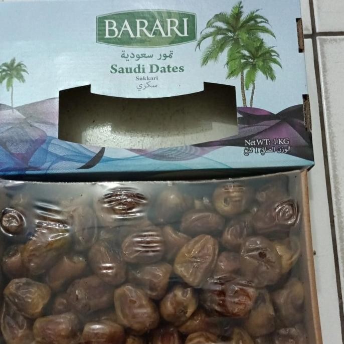 

Murah Buah Kurma Sukari Premium Barari Fresh Manis Per Pack Berat 1 Kg