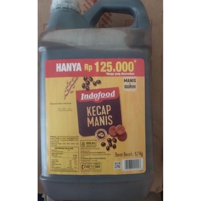 

Promo Indofood Kecap Manis Jerigen 5.7Kg