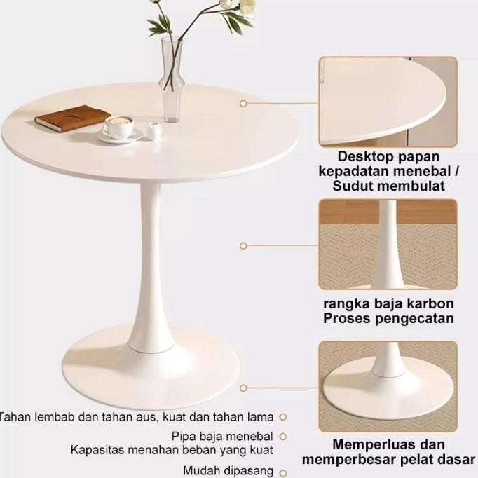 Meja Bulat Meja Tamu Meja Ruang Tamu Minimalis ern Meja Makan Bulat Meja Bundar Minimalis