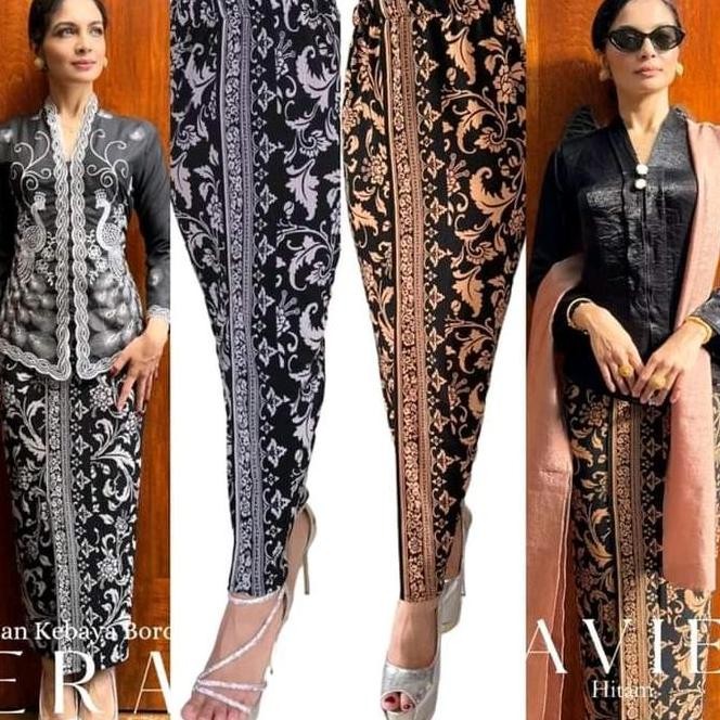 ROK KNIT SONGKET BALI BAWAHAN KEBAYA // ROK SPAN PANJANG MOTIF SONGKET