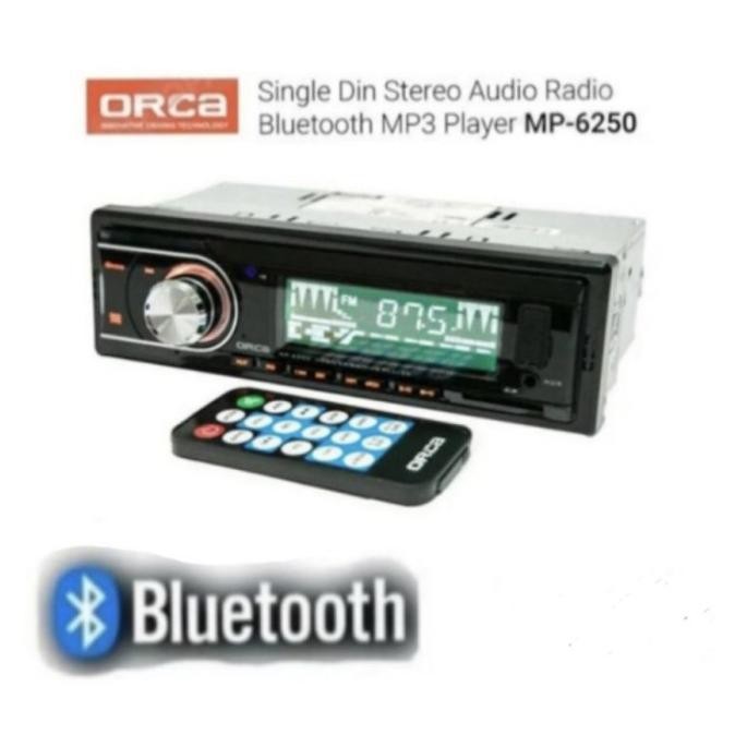 SINGLE DIN ORCA MP 6250 / TAPE SINGLE DIN ORCA USB MP3 RADIO