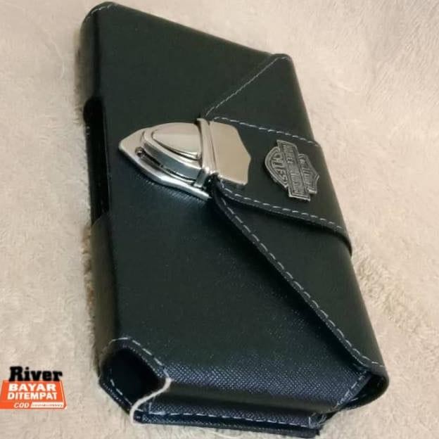 DOMPET SARUNG PINGGANG KULIT HP PRIA 6.5 INCI TAS PINGGANG COVER CASING HANDPHONE CASE SARUNG 6,5 IN