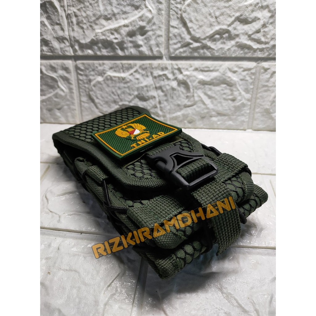 SARUNG HP PATCH RUBBER TNI AD