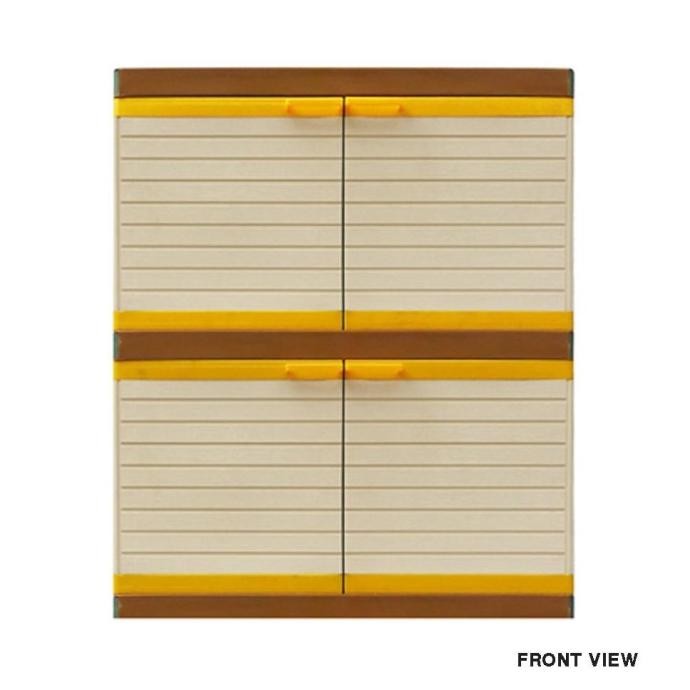 CLUB CWSP 2 SUSUN Lemari plastik/ lemari pakaian / lemari baju JUMBO BESAR 2 susun CWSP