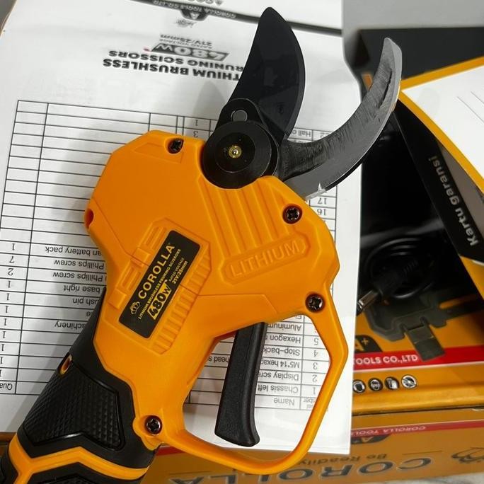 Terlaris Corolla Gunting Dahan 2Baterai Gunting Taman Elektrik Pemangkas Ranting Pohon Brushless Ch0
