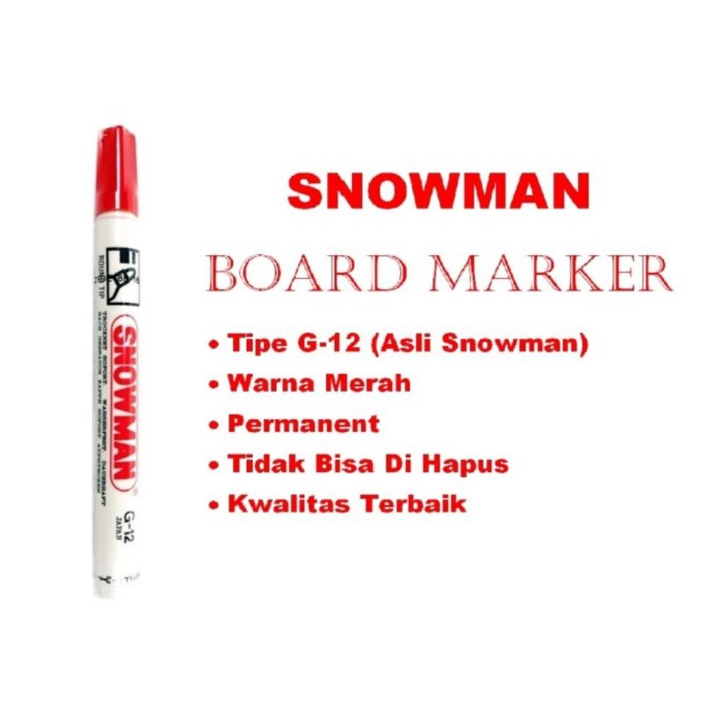 

Ve29 Hd Spidol Snowman G-12 Permanen / Spidol Snowman Permanen