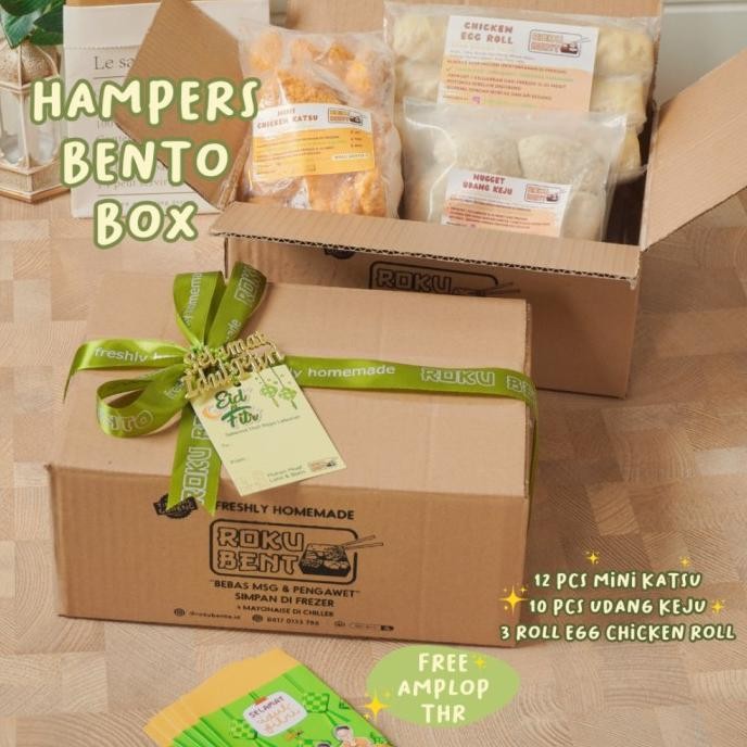 

Hampers Ramadhan in BOX - Parcel Lebaran Idul Fitri Roku Bento BSD
