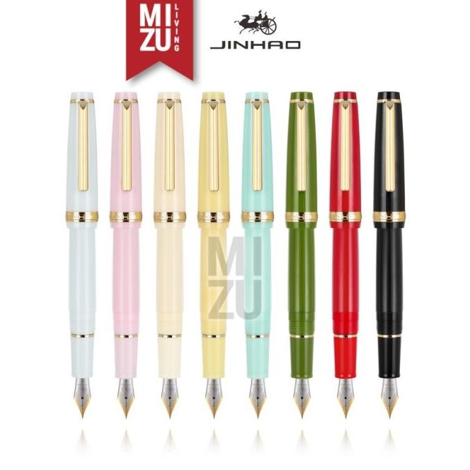

JINHAO 82 #1 SOLID Color Fountain Pen Inspired By Sailor Pro Gear Slim by Radhiant official