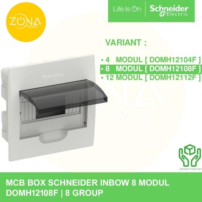 Terjangkau Mcb Box Domae Schneider 8 Group Grup Modul Inbow Domh12108F