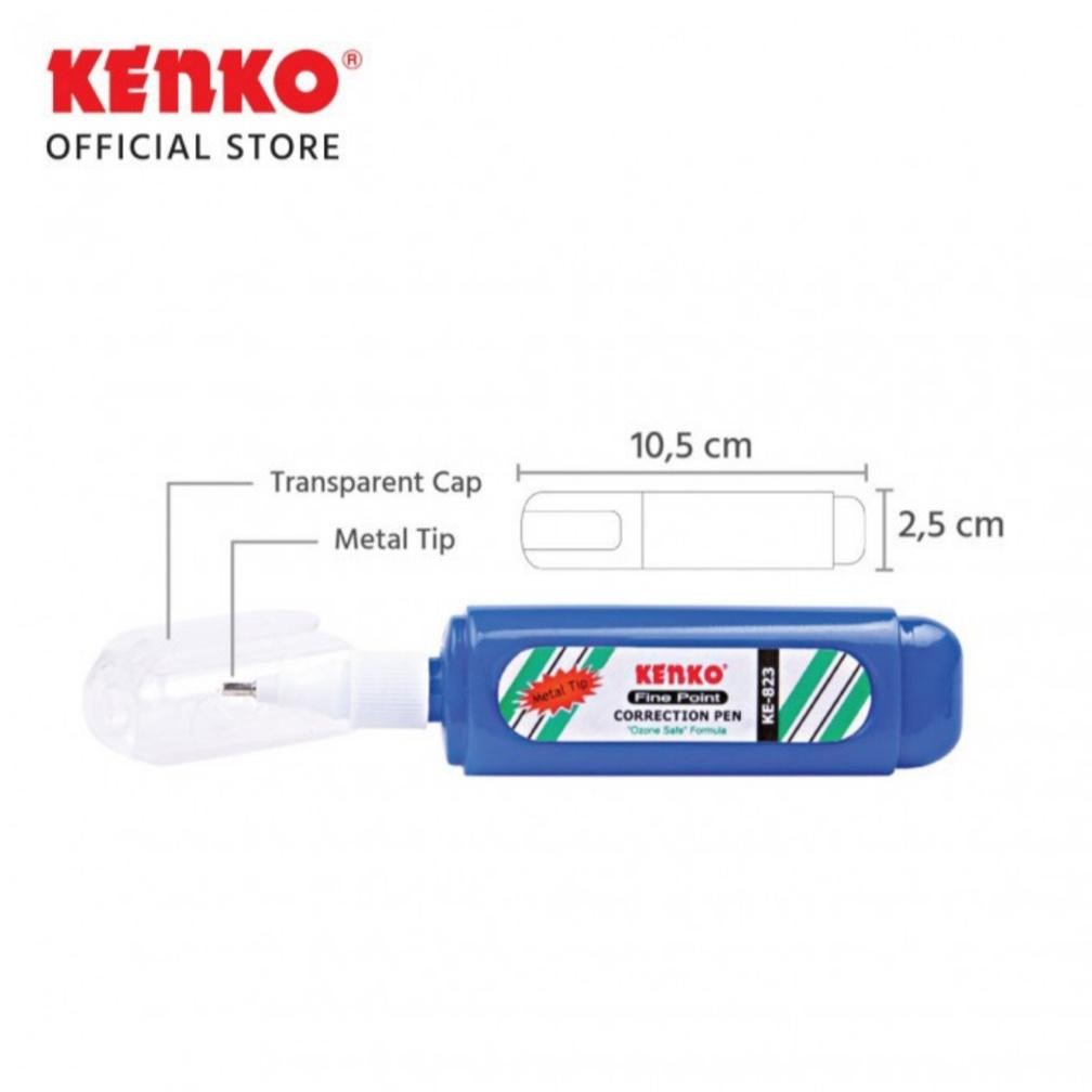 

See-97 Hd Correction Fluid Kenko Ke-823 Biru Tip X Ex Metal Tip Cair Tipex