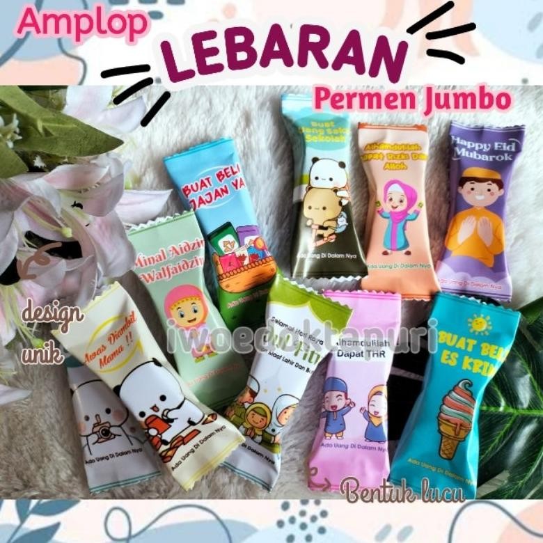 

At43 ty-65 Amplop Lebaran Motif Permen Snack Kartun Atm Uang Lucu Sudah di Lem Murah Kualitas Premium Bahan Tebal Angpau Idul Fitri Bisa Pilih 1 10 50 100 Lembar Terlaris Murah Grosir Bisa Cod Hemat Premium
