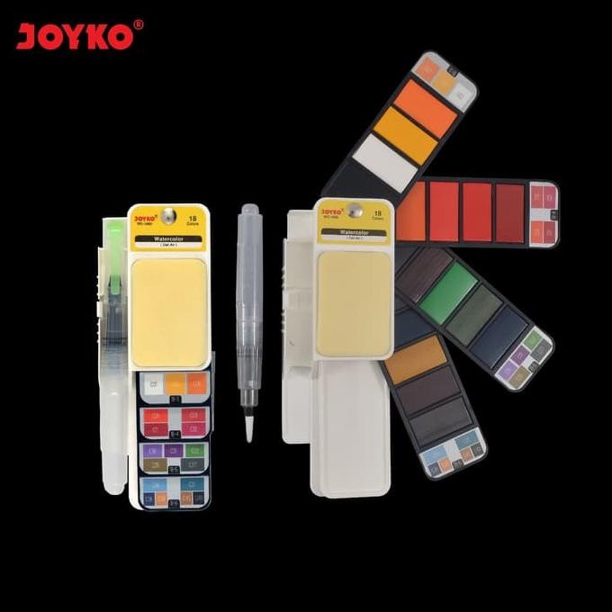 

Watercolor / Cat Air Joyko WC-1000 / 18 Color / Warna by Radhiant official