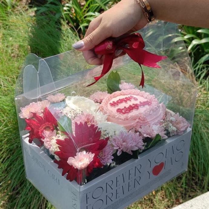

Promo Mini Garden Cake Bunga Cake Mini Cake Fresh Flower Rangkaian Bunga Mix Cake Mini