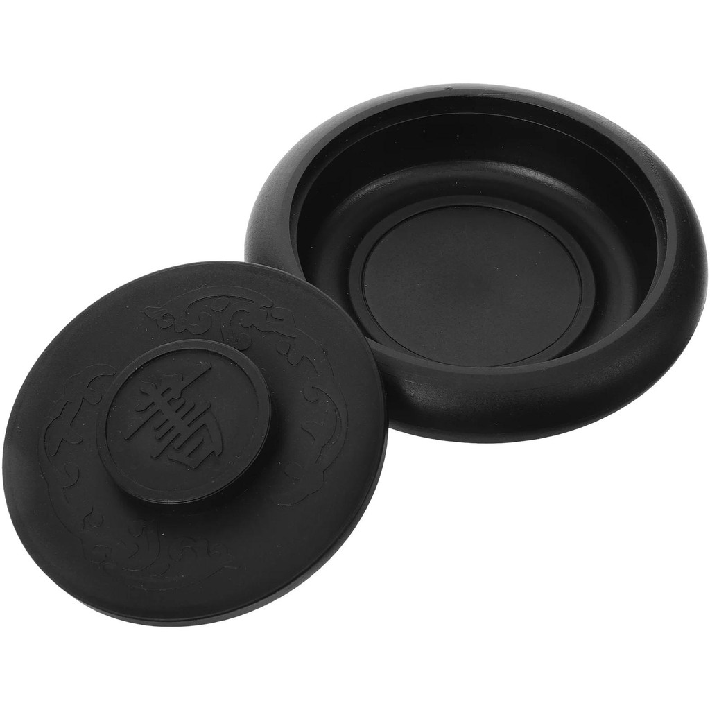 

Compact Ink Stone Calligraphy Inkslab Chinese Grinding Covered Lidded Painting Inkslab For Writing Supplies Canvas