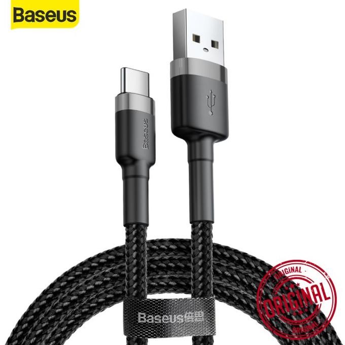 baseus cafule cable usb totype-c 2a 2m 1m catklf-b catklf-c kabel data termurah