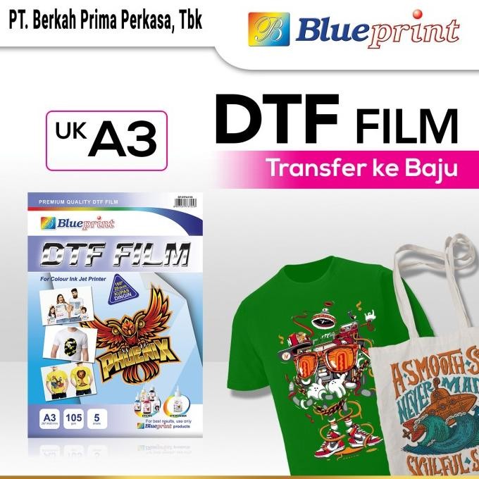 

Kertas Transfer Film Dtf Blueprint / Digital Transfer Film - A3 Terbaru