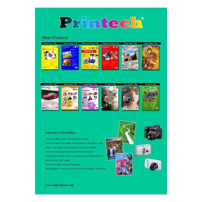 

Kertas Foto / Photo Paper Printech Double Side Glossy A4 120G - 02012 Terlaris