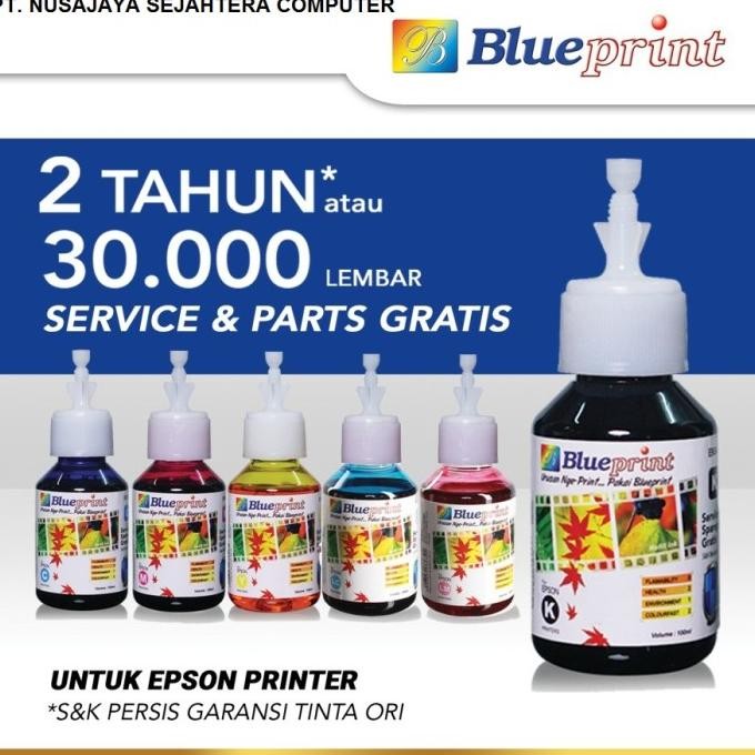 Tinta Epson BLUEPRINT Refill Printer Epson L800, L805 - 100ml Original