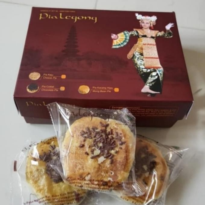 

Murah Pia Legong Original Khas Bali Rasa Coklat 1 Kotak Isi 8Pcs
