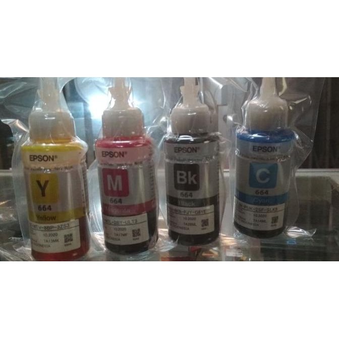 Tinta Epson 664 Original 1 set L120 L220 L310 L360 L1300 Original