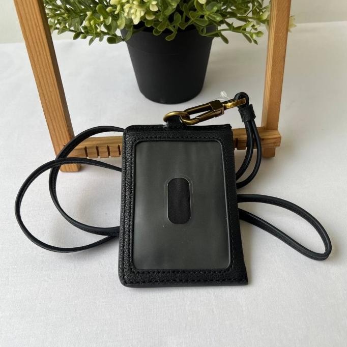 

Sofia Lanyard Card Case Zip Medium Black murah